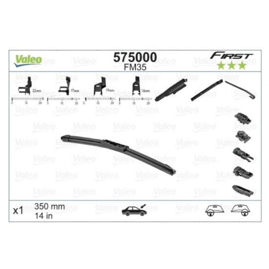 VALEO FIRST FLAT 35CM