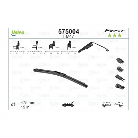 VALEO FIRST FLAT 47,5CM