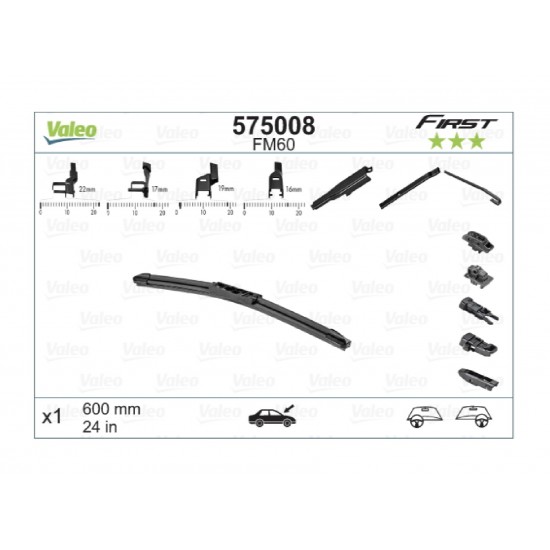 VALEO FIRST FLAT 60CM