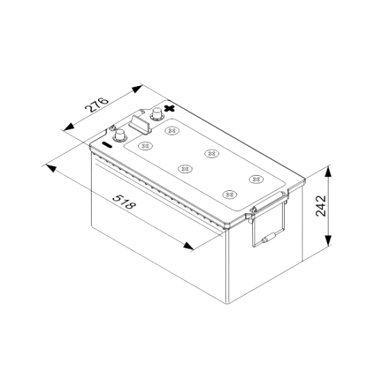 ΜΠΑΤΑΡΙΑ BOSCH 230Ah 1150Α L5