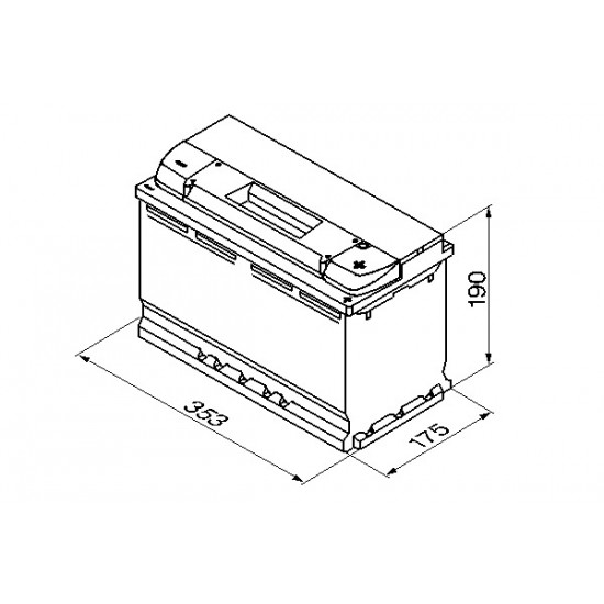 ΜΠΑΤΑΡΙΑ BOSCH 95Ah 800Α S4