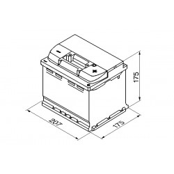 ΜΠΑΤΑΡΙΑ BOSCH 52Αh 520A S5