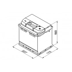 ΜΠΑΤΑΡΙΑ BOSCH 54Ah 530Α S5