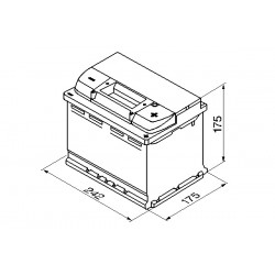 ΜΠΑΤΑΡΙΑ BOSCH 61Ah 600Α S5