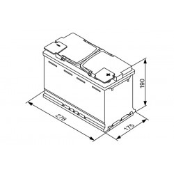 ΜΠΑΤΑΡΙΑ BOSCH 70Ah 760Α S5 AGM